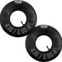 Mission Automotive Replacement Tire Inner Tube - Flat Repair Lawn Mower Wheel & Garden Cart Inner Tube - Pack of 2, 10 Inch, Fits 4.10/3.50-4