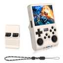 Silicone Case for R40S PRO, Anti-Slip, Shock Proof, Soft Protective Case for R40S Pro Handheld Game Console with Lanyard - White