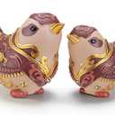 Novabright 2 Pcs Boho Bird Figurines Home Decor Retro Animal Statues Decorative Birds Statue Sculpture Trinkets for Shelf Decor Living Room Bedroom Office Bookshelf Desktop Bird Lovers Collection
