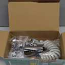 CECEFIN Kitchen Sink Sprayer Hose Attachment for Faucet, Kitchen Faucet Head Replacement w/ 79" Recoil Hose and Holder, Pressurized Water Saving Aerator & Diverter Valve, Faucet Sprayer Attachment Set (F- Grey- ON/OFF Pause Sprayer)