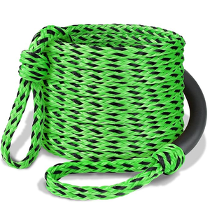 Boat Tow Rope 60ft 3-6K, Floating Ropes for Towable Tubes Accessories