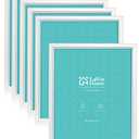 LaVie Home 8x10 Picture Frames (6 Pack, White) Simple Designed Photo Frame with High Definition Glass for Wall Mount & Table Top Display, Set of 6 Classic Collection