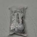 10x White Door Knob Cabinet Retro Round Ceramic Drawer Cupboard Kitchen Dresser Pull Handle Knobs 32mm/1.25" with 3-Sized Screws