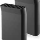 2 Pcs Under Seat Vent Deflectors Compatible with Ford F150 Lightning Raptor 2015-2024, Rear AC Vent Directional Extenders