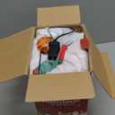 Christmas Inflatables Outdoor Decoration, Cute 6 FT Snowman Gingerbread Christmas Decorations, Build-in LEDs, Stable Christmas Blow Ups Yard Decorations for Holiday Indoor Xmas Party Garden Lawn Dcor