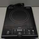 Mueller RapidTherm Portable Induction Cooktop, 1800W Hot Plate Electric Stove Top Burner. 8 Temp Levels, Auto-Off & Pot Detection, LED Display, Child Lock, 4 Programs, Burners for Cooking
