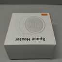 Space Heater, Portable Electric 500W PTC Ceramic Heaters for Indoor Use, Efficient Fast Heating, Tip-Over & Overheat Protection, Quiet Small Mini Desk Heater for Bathroom Home Office Bedroom (Black)