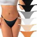 Seamless Underwear for Women,Comfortable No Show Underwear Soft Panties for Women Pack of 6 (M)