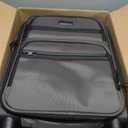 KROSER Softside Expandable Carry On Luggage with Front Business Pockets20 Inch Suitcases with Spinner Wheels & Built-in TSA Lock, Durable Suitcase Rolling Luggage with USB Port, Grey