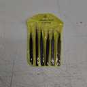 6PCS Precision Tweezers Set ESD Anti Static Stainless Steel Tweezers Repair Tools for Electronics Repair Soldering Craft