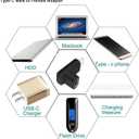 USB C Angle Adapter [2 Pack] 90 Degree USB C Type C Male to Female Adapter, Right Left Up Down Angled USB-C USB 3.1 Type-C Extension Laptop, VR, Smartphones & Tablet (Left/Right & Up/Down)