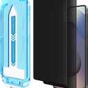 EGKimBa Matte Privacy Screen Protector for Samsung Galaxy S25 Ultra, 2 Pack Tempered Glass, 6.9 inch Anti Fingerprints, Easy Installation, Bubble Free