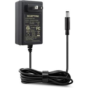 Kado Power Adapter 12V-3A AC/DC Power Cord Genuine Parts Made for Sceptre Monitor C248W-1920RN E205W-16003R E225W-19203R E248W-19203R E248B-FPT168 E275B-FPT165 E275W-FPT E275W-19203R Series