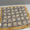 Palm & Loom 100% Cotton Linen Cushion Cover - Aira Decorative Throw Pillow Case with Mint Green & Blue with Ruffle - Modern Traditional Living Room, Bedroom Pillow Cover (Aira, 20" x 20" (Pack of 1)