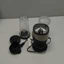 Ninja Fit Compact Personal Blender, Portable Blender for-Smoothies, Shakes, Food Prep, and Frozen Blending, 700-Watt Base, (2) 16-oz. Cups and Spout Lids, Black QB3001SS