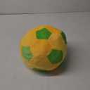 Plush Soccer Balls - Fluffy Stuffed Toy Soccer Ball Plush Pillow Soft Durable Stuff Soccerball Gift for Kids Boy Baby (Green -Yellow,11.8inch/30cm)