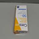 CeraVe 100% Mineral Sunscreen SPF 50, Face sunscreen With Zinc Oxide & Titanium Dioxide, Hyaluronic Acid + Niacinamide + Ceramides, Oil Free, Travel Size 2.5 oz