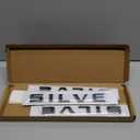 Set of 4pack OEM Silverado Plus RST Emblem 3D Badges Compatible with for Silverado 2019-2025 Parts 86539786 (Black)