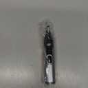 Norelco Philips Nose Trimmer 5000 for Nose, Ears, Eyebrows Trimming Kit, NT5600/62 (Black, Silver)