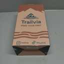 Trailvia Comfortable Footbed Sandals for Men & Women  Adjustable Buckle & Arch Support, Waterproof Summer Slides for Outdoor, Beach & Everyday Adventures (Navy)