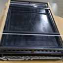 LUCKUP 38 Inch Heavy Duty Dog Cage Metal Kennel and Crate for Large Dogs,Easy to Assemble Pet Playpen with Four Wheels,Black   (37.5"L x 25.5"W x 32.0"H, Dark Silver)