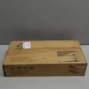 QEEIG Bathroom Floating Shelves for Wall - 15.7" Wall Mounted Shelf Over Toilet Farmhouse Home Decor Display Bookshelf Small 15.7 x 6.7 inch Set of 2, Rustic Brown (008-40BN)