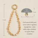 Shell Beaded Phone Wrist Strap Beaded Lanyard for Smartphone Wristlet Strap Phone Bracelet Wrist Lanyard Wristband (Irregular)