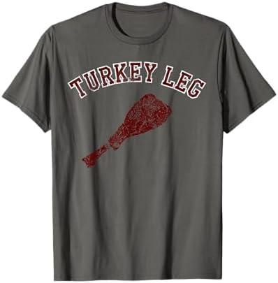 Turkey Leg T Shirt Distressed Vintage Look T-Shirt 2XL