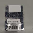 650-Pieces Nylon Flat Washer for Screws Bolts, 7 Sizes Black Plastic Washers Assortment Kit (M3-M12), Assorted Screw Washers Washer Set for Household & Commercial