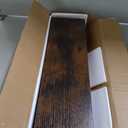 BAYKA Rustic Brown Floating Shelves 22.5in, Set of 2, Wall Mount Wood Shelf