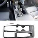 Center Console Gear Shift Panel Frame Cover Trim Compatible with Toyota Camry 2025, Gear Shift Anti-Scratch Panel Frame -North American Version (Carbon Fiber Style)