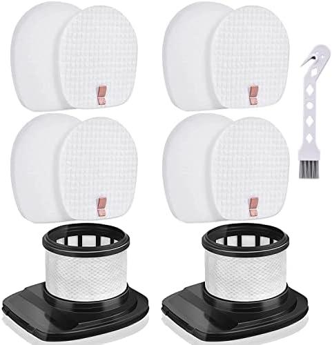 Leadaybetter IX141 Filter Replacement for Shark Rocket Pro IX140 IX141 IX142 IZ140 IZ140C IZ141C IZ142 UZ145 Cordless Stick Vacuum, 2 HEPA & 4 Foam & Felt Filters, Part # 617FJ140 & 616FJ140