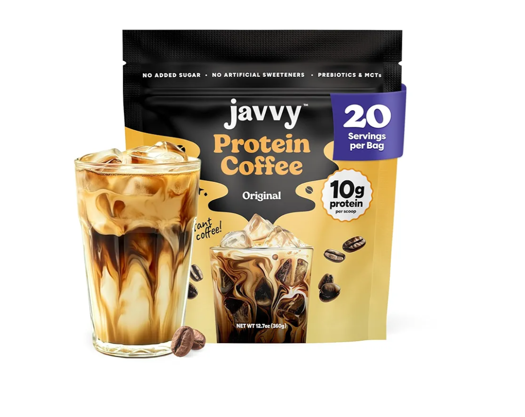 Original Protein Iced Coffee - Premium Whey Protein & Instant Iced Coffees - 100% Natural Cold Brew Coffee - Zero Artificial Flavors & Sweeteners, 80 mg Caffeine Per Serving, 0g of Sugar, 20 Servings