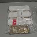 Lifewit 3.2" Tall 4 Pack Drawer Dividers, 26.5-42cm/10.2-16.5" Expandable Drawer Divider for Clothes, Adjustable Dresser Drawer Organizers, Drawers Separators for Dresser/Bathroom/Kitchen White