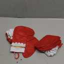 Cooraby 16 Pack Red Felt Christmas Stockings 9 Inches Xmas Fireplace Hanging Stockings Holiday Decorations Stockings for Christmas Decorations