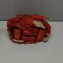 CT CRAFT LLC Red Snowflake Christmas Tree Topper Bow 11" with 4 Ribbon Streamers x 3 Yards Long Each for Holidy Elegant Fancy Home Dcor Indoor