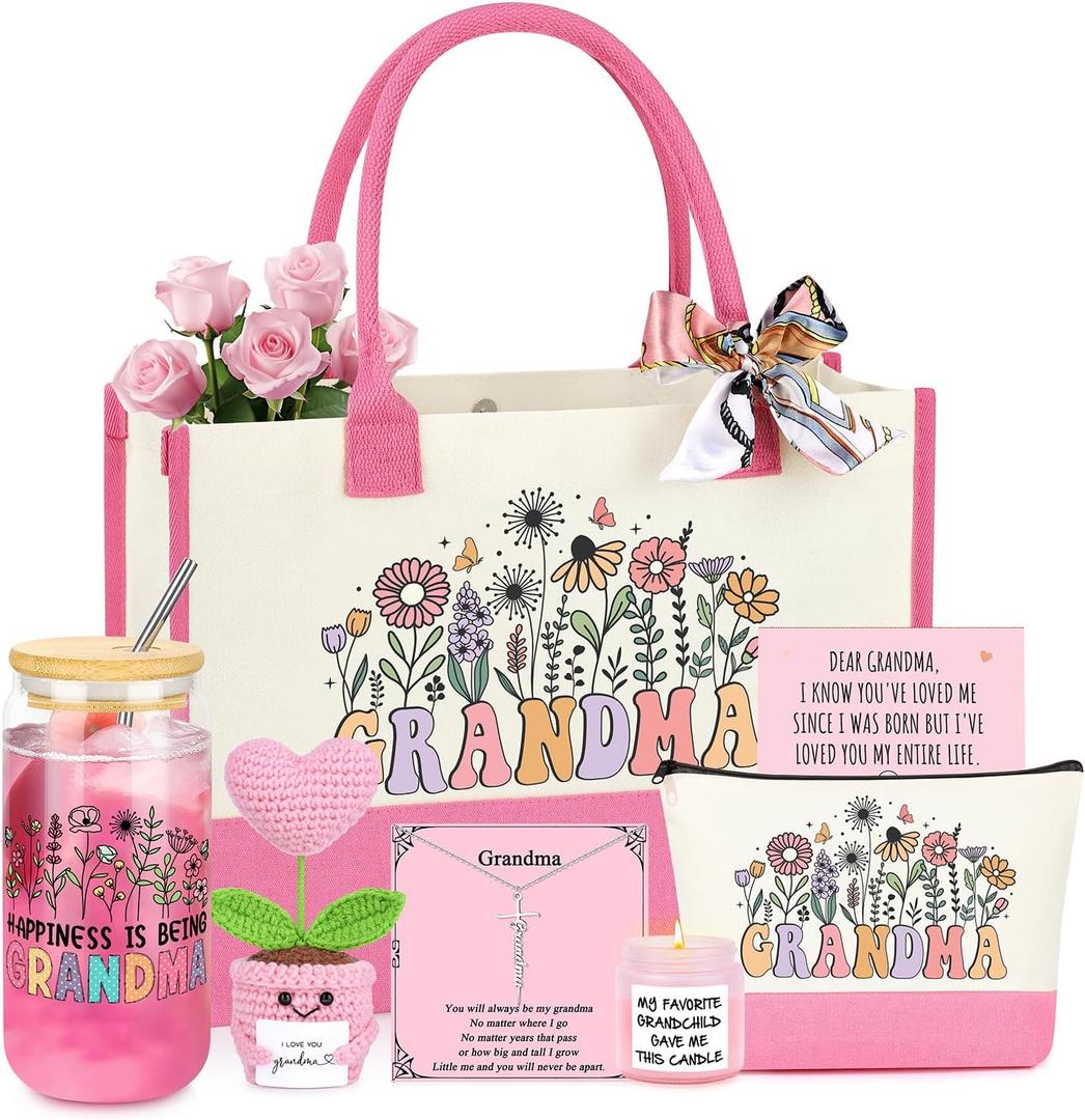 Gifts for Women Basket Set of 6, Mothers Day Birthday Gifts for Mom Grandma Sister Daughter
