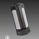 12000mAh Rechargeable LED Work Light with 74.8" Tall Stand, 2000/2500/3000 Lumens, Portable Cordless Work Light, 3000K/4500K/6000K Dimmable Camping Light with Detachable Tripod, Bag Included, Black