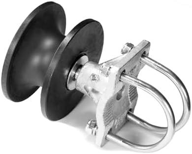 Cantilever Gate Rollers,Rolling Cantilever,Slide Gate Rollers, Nylon Rollers for 4" Round Post,2-3/8" or 2-1/2" Chain Link Fence Gate Frames, Gate Roller Sliding Gates, Chain Link Gate Roller-1pcs
