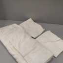 Bedsure 100% Washed Cotton Duvet Cover King Size - Natural Minimalist Cotton Duvet Cover Linen Like for All Seasons - GentleSoft™ Plain Simple Bedding (Natural, King, 104"x90")