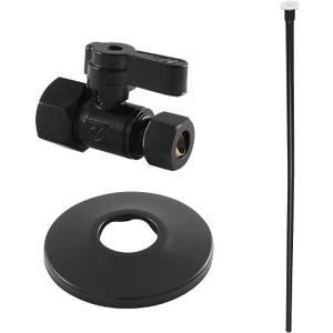 Kingston KF43150TKF20 Toilet Supply Kit, Matte Black