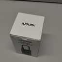 JUSUOX Tire Inflator Portable Air Compressor, Electric Bike Pump with Digital Pressure Gauge, 150 PSI Cordless Air Pump for Car Tires, Motorcycle, Bicycle, Ball with Auto Shutoff, LED Light (Small)