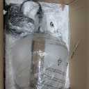 Glass Pendant Light Modern Black 1 Light Single Dome Pendant Lighting Fixtures for Kitchen Island Dining Room Hallway, Wide 10 Inch, E26, UL Listed (Hammered)