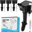 TAUTOY Set of 4 UF802 Ignition Coil Pack & Iridium Spark Plug (1.4L 1.5L) 2016-2022 For Buick Encore,For GMC Terrain,For Chevy Cruze Equinox Malibu,Replace # 5C2095 12697989 12670053 1208117