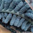 OLANLY Dog Door Mat for Muddy Paws 40x32, Absorbs Moisture and Dirt, Absorbent Non-Slip Washable Doormat, Quick Dry Chenille Mud Mat, Entry Indoor Entryway Carpet for Inside Floor, Atlantic Blue