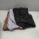 Riyiper 3 Pack Men's Big and Tall Waffle T Shirts, Short Sleeve Crew Neck Tops Casual Textured Knit Pullover Lightweight Tees (XX-Large, Black, Light Grey, Coffee)