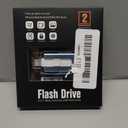 256GB USB Flash Drive for Phone and Pad, Photo Stick High Speed External USB Thumb Drives Photo Storage Memory Stick for Save More Photos and Videos (Blue, 256GB)