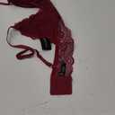 Lace Bralettes for Women No Underwire Sexy Triangle See Thru V Neck Unpadded Bra, XL