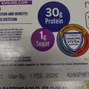 Ensure Max Protein Shake | French Vanilla | Ready to Drink | 30g Protein for Muscle Health | 1g Sugar, 4g Fiber | 11 fl oz, 12 Pack