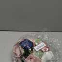 Emivery Bridesmaid Bouquet for Wedding, Dusty Rose and Navy Blue Flowers Wedding Bouquet Bridesmaid Tossing Bouquet for Wedding Ceremony Anniversary Bridal Shower Party Decoration, Pink&blue